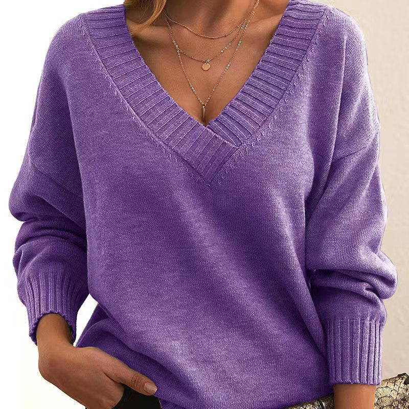 Bella | Solid Colour Knit Jumper