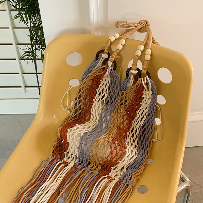Noelle | Straw Beach Bag