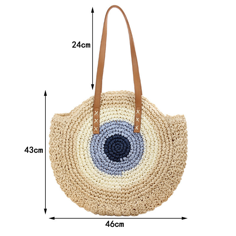 Leo | Straw Crossbody Bag