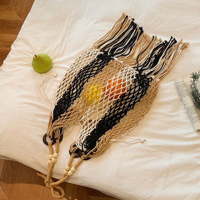 Noelle | Straw Beach Bag