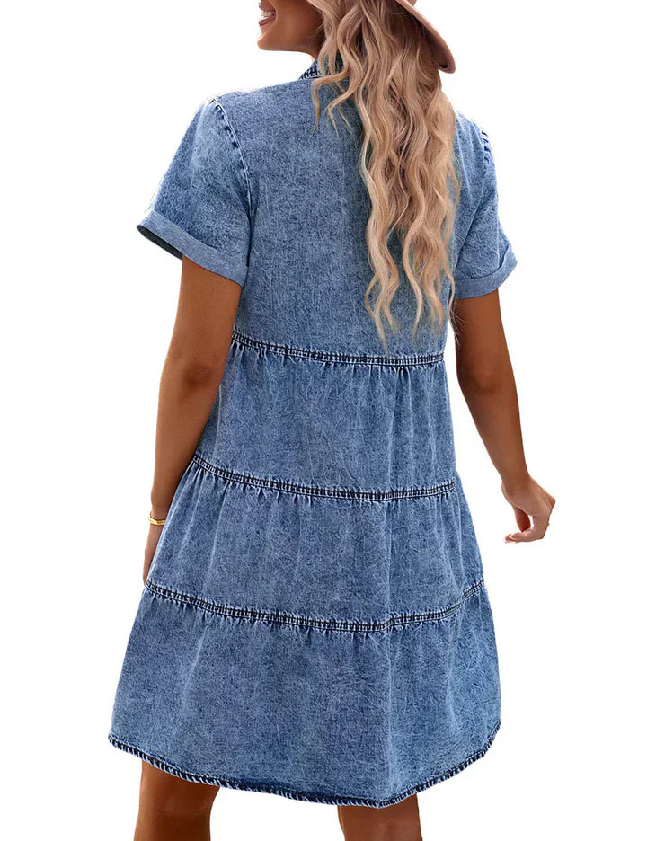 Juana | Relaxed Denim Shirt Dress