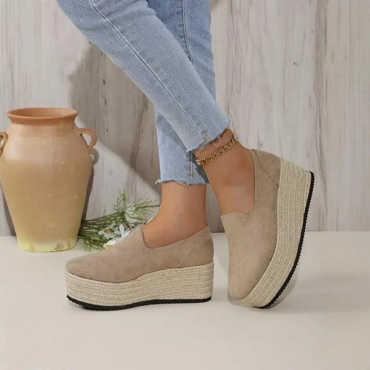 Maribel | Cushioned Platform Slip-On