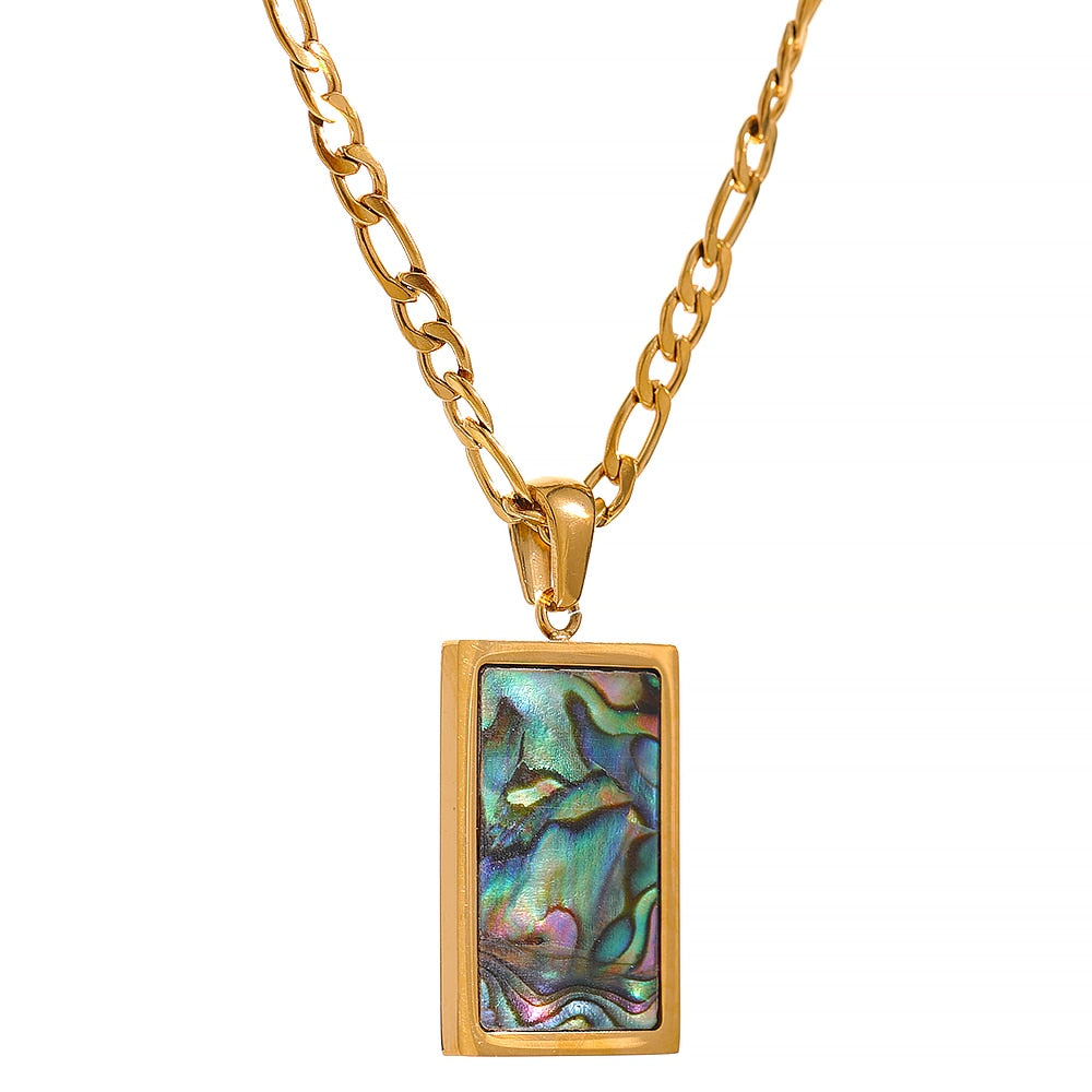 Dahlia | Ethereal Square Pendant Necklace