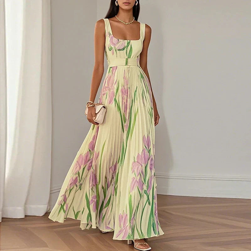 Lyra | Elegant Maxi Floral Dress