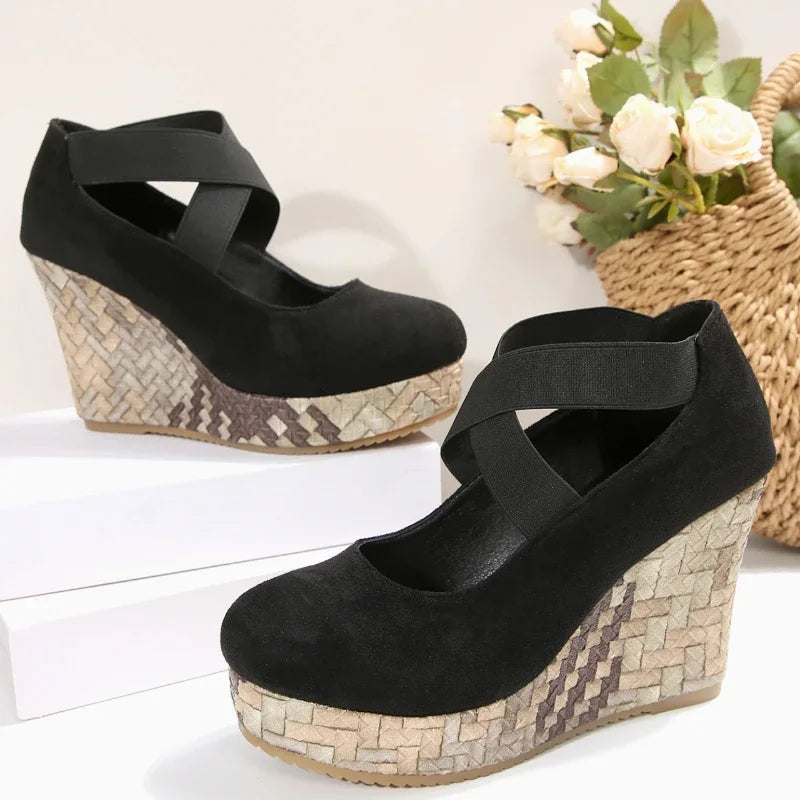 Serova | Orthopedic Cross-Strap Wedge