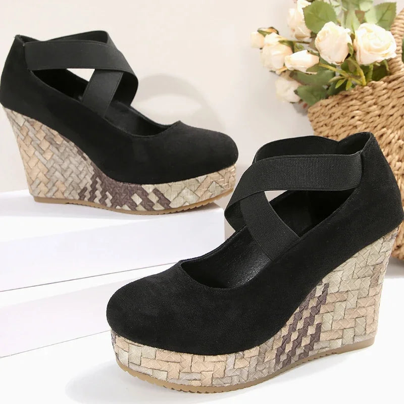 Serova | Orthopedic Cross-Strap Wedge