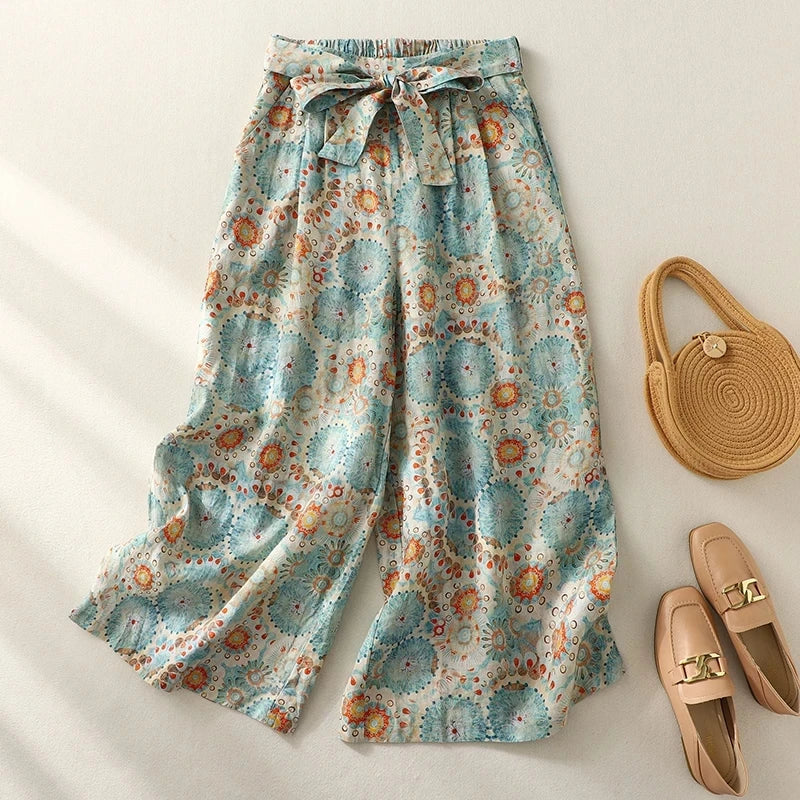 Windmere Linen Wide-leg Pants