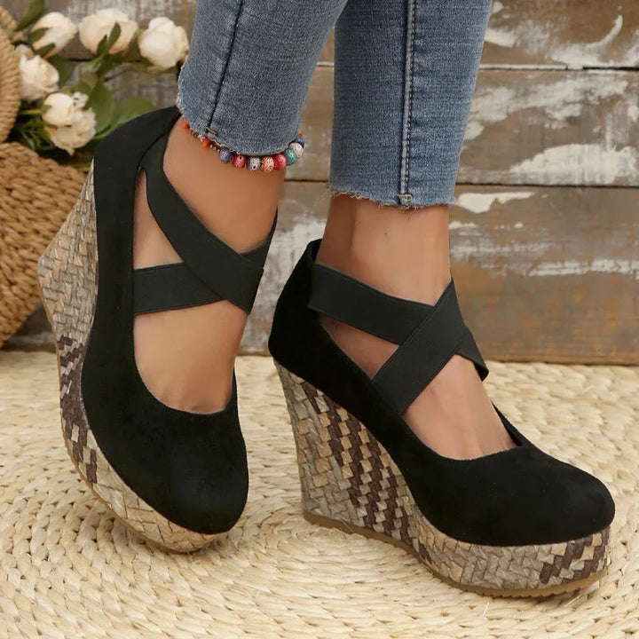 Serova | Orthopedic Cross-Strap Wedge
