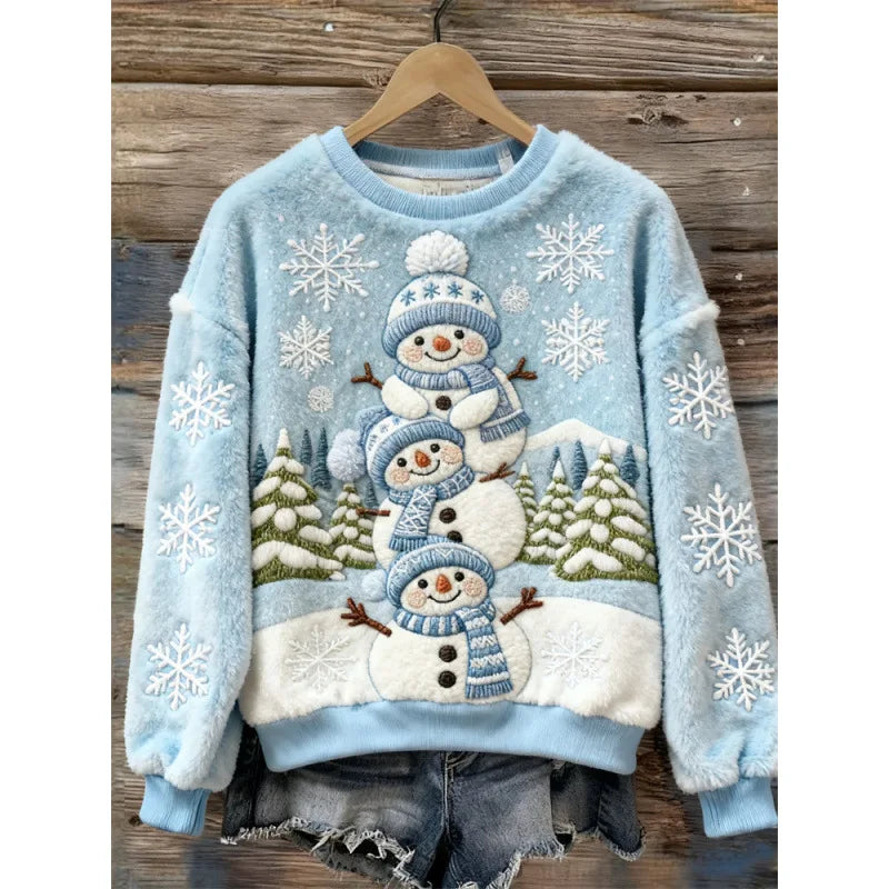 Cosy Winter Jumper | Happy Snowmen
