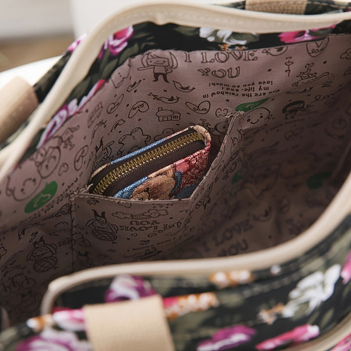 Luna | Vintage Floral Print Bag