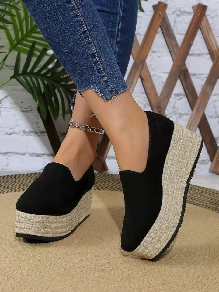 Maribel | Cushioned Platform Slip-On