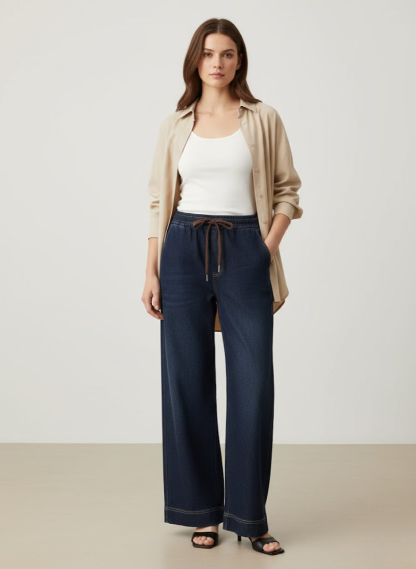 Hélène | Comfortable Fluid Casual Pants