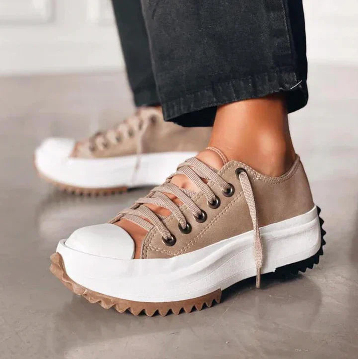 Elisa | Leather Platform Sneaker