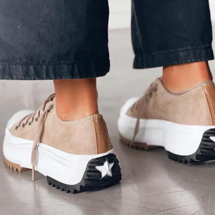 Elisa | Leather Platform Sneaker
