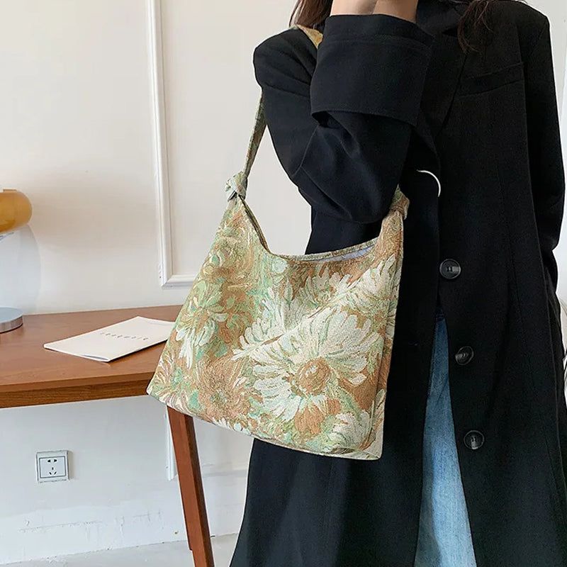 Bella | Vintage Ethnic Floral Bag
