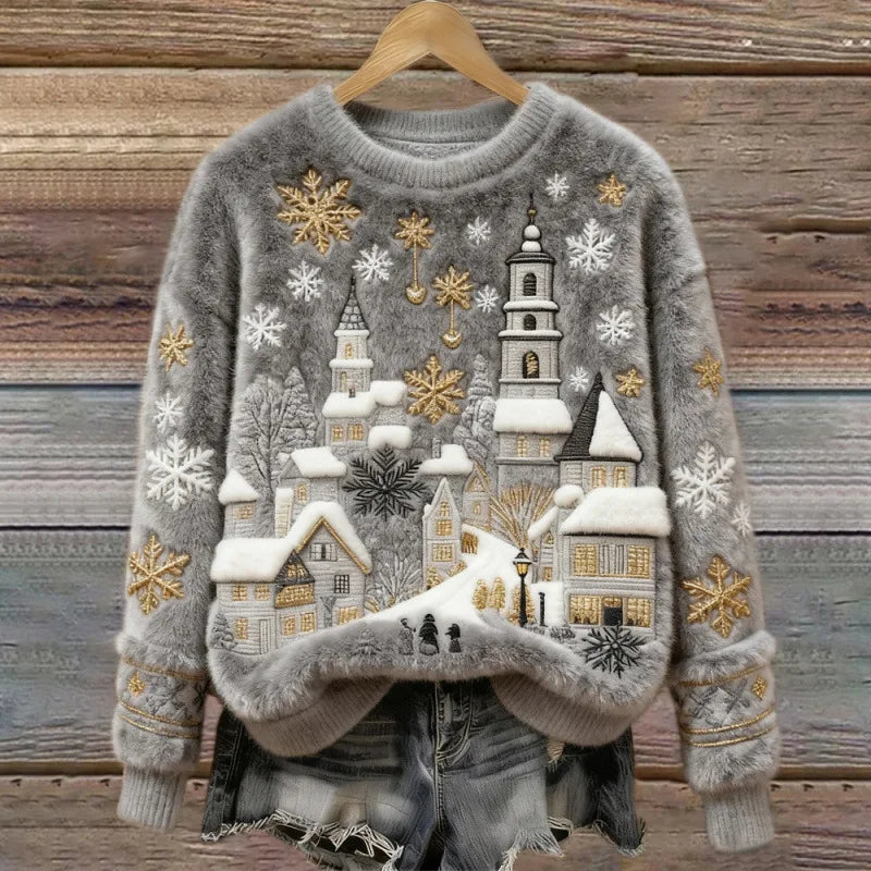 Cosy Winter Jumper | Snow Village