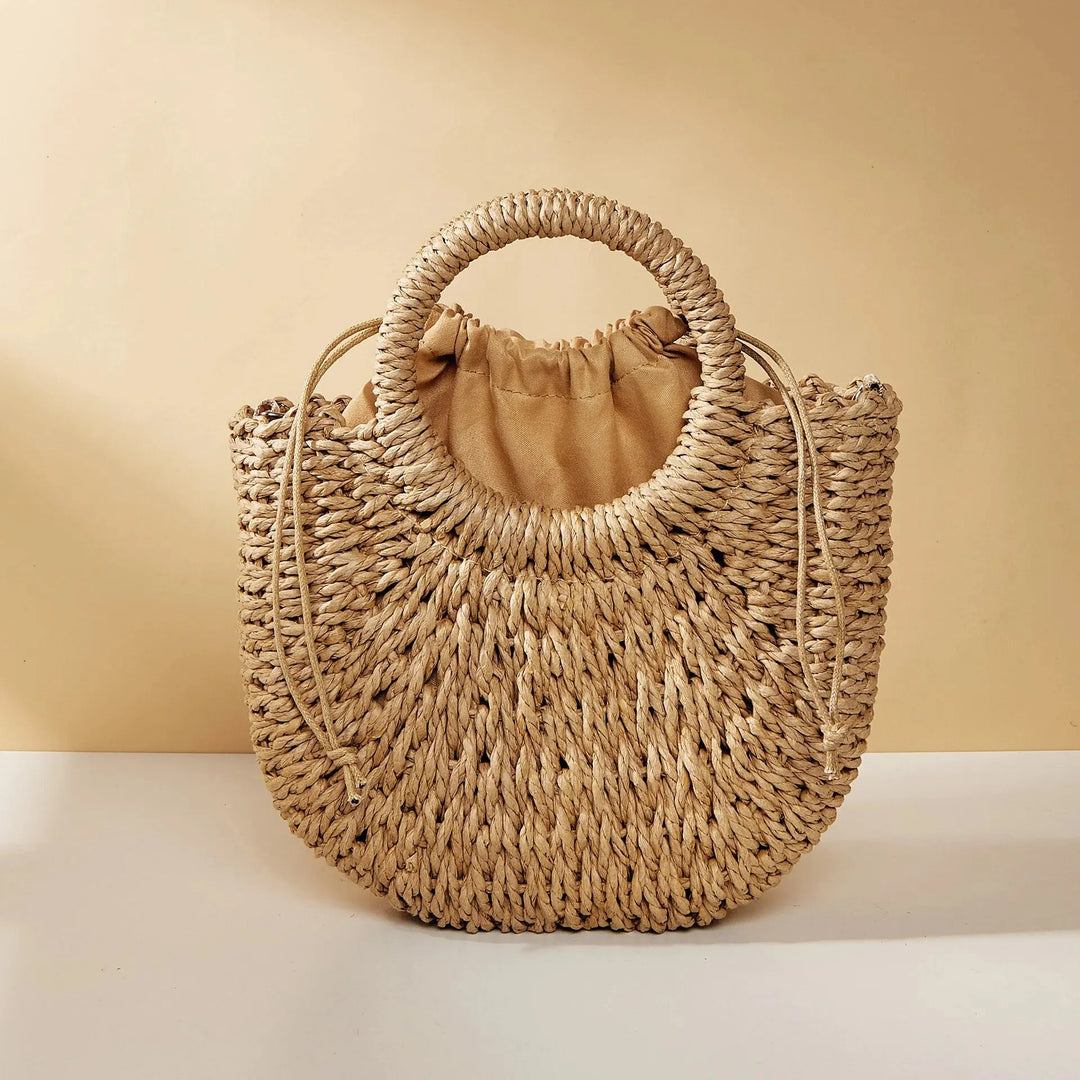 Daisy | Straw Shoulder Bag