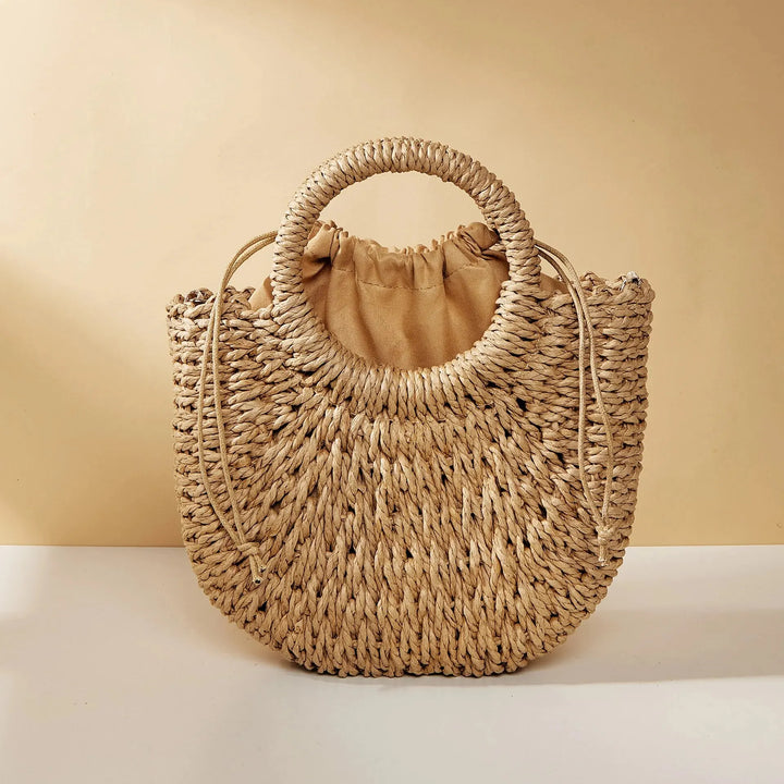 Daisy | Straw Shoulder Bag