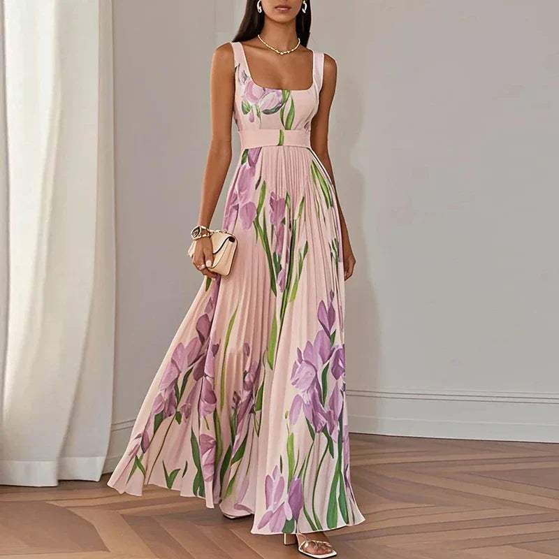 Lyra | Elegant Maxi Floral Dress