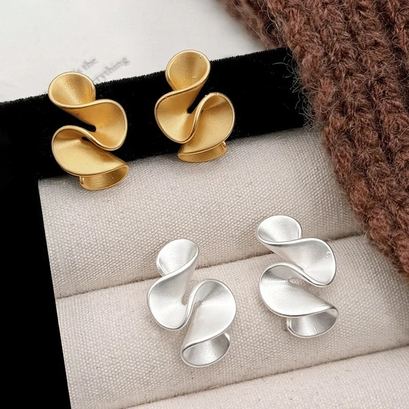 Helena | Silver 18k Gold Earrings