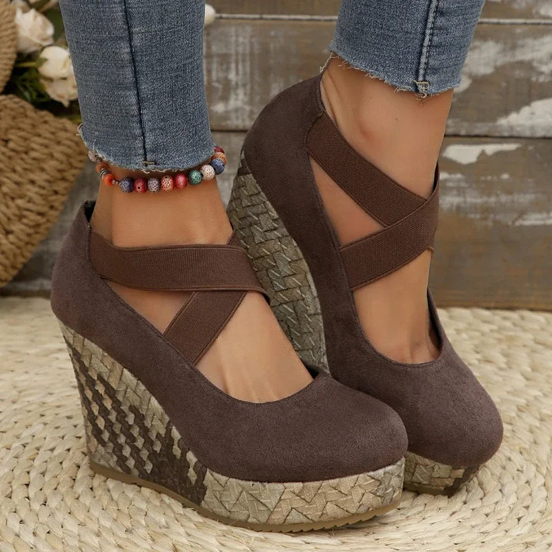 Serova | Orthopedic Cross-Strap Wedge