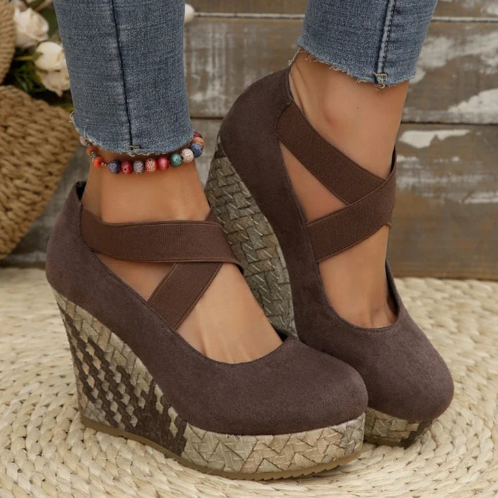 Serova | Orthopedic Cross-Strap Wedge