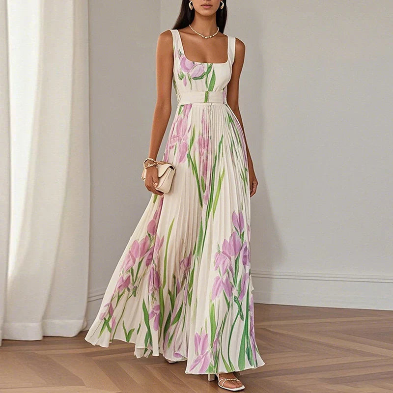 Lyra | Elegant Maxi Floral Dress