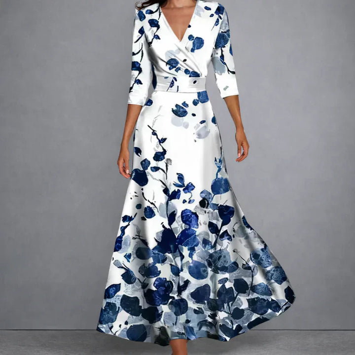 Calla | Sculpting Floral Maxi Dress