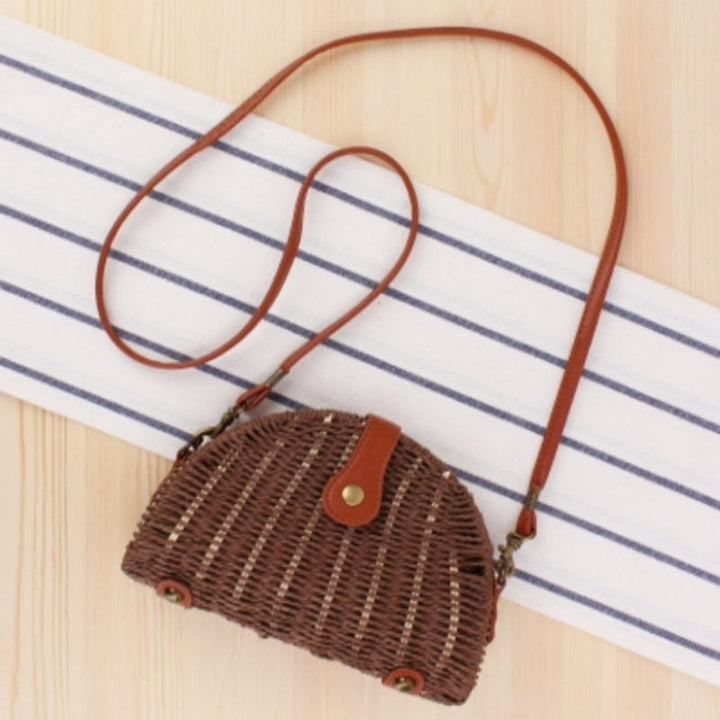 Suki | Half-Moon Straw Bag