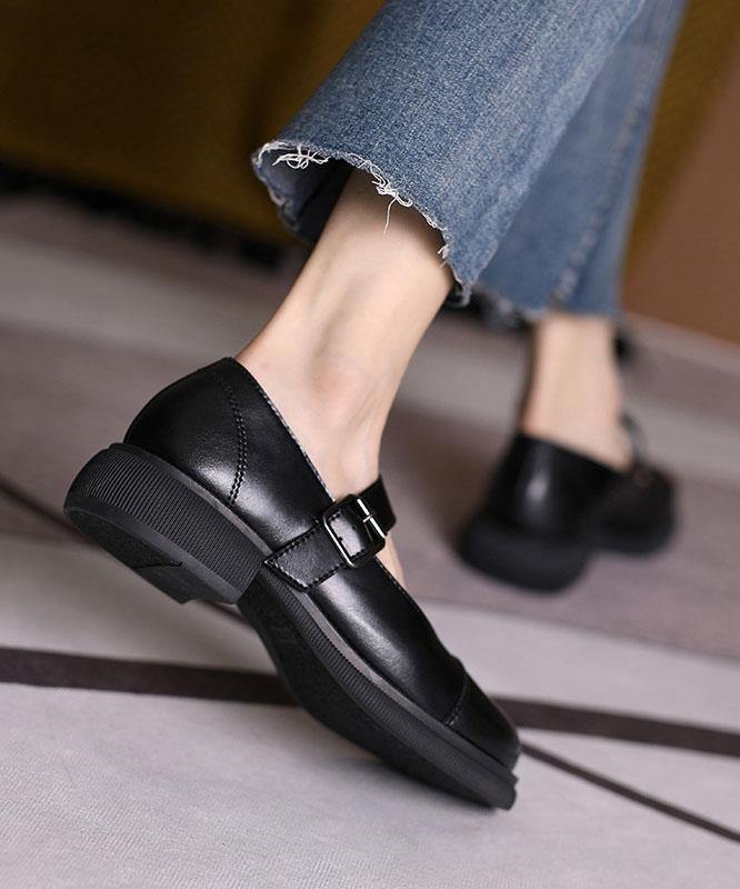 White Faux Leather Splicing Flat Shoes