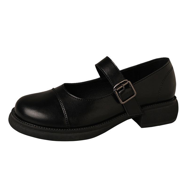 White Faux Leather Splicing Flat Shoes