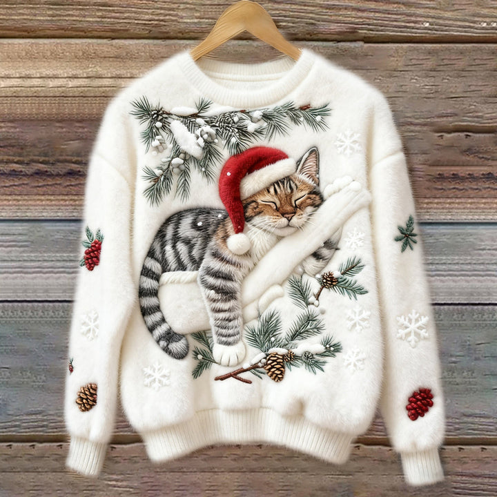 Tessa | Lazy Cat Knit Jumper