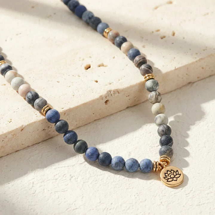 Autumn | Jasper & Blue Aventurine Mala