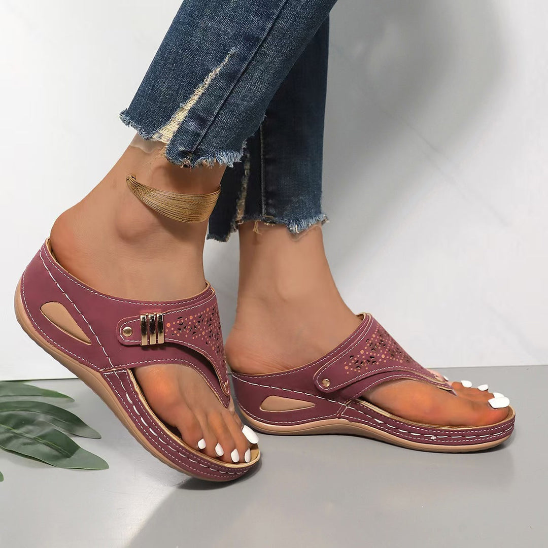Giovanna | Comfortable and Stable Wedge Sandals