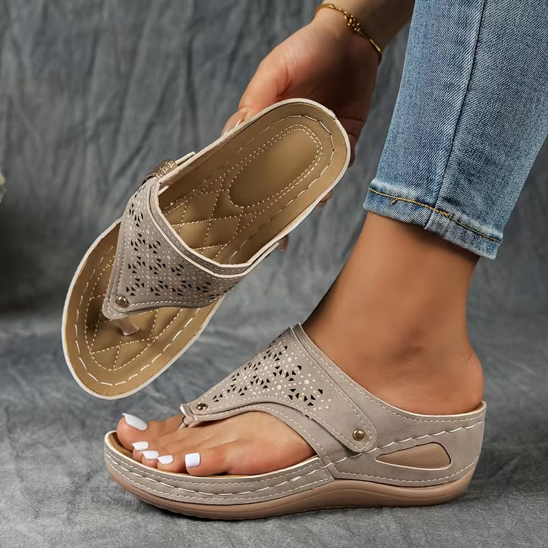 Giovanna | Comfortable and Stable Wedge Sandals