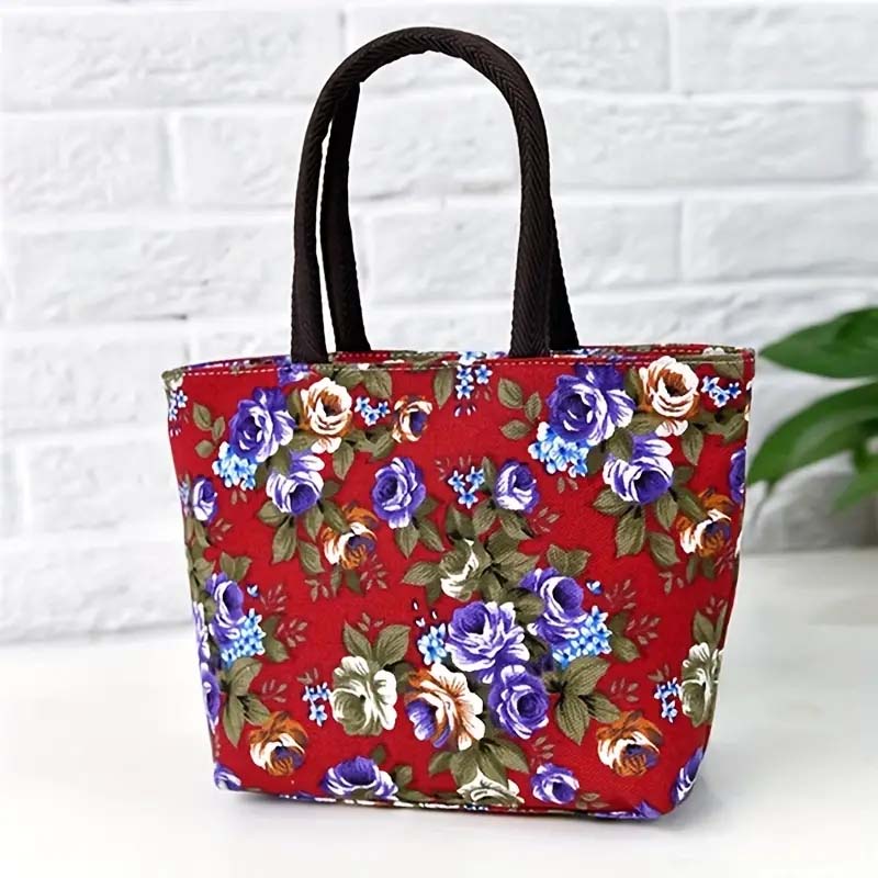 Nora | Vintage Floral Print Bag