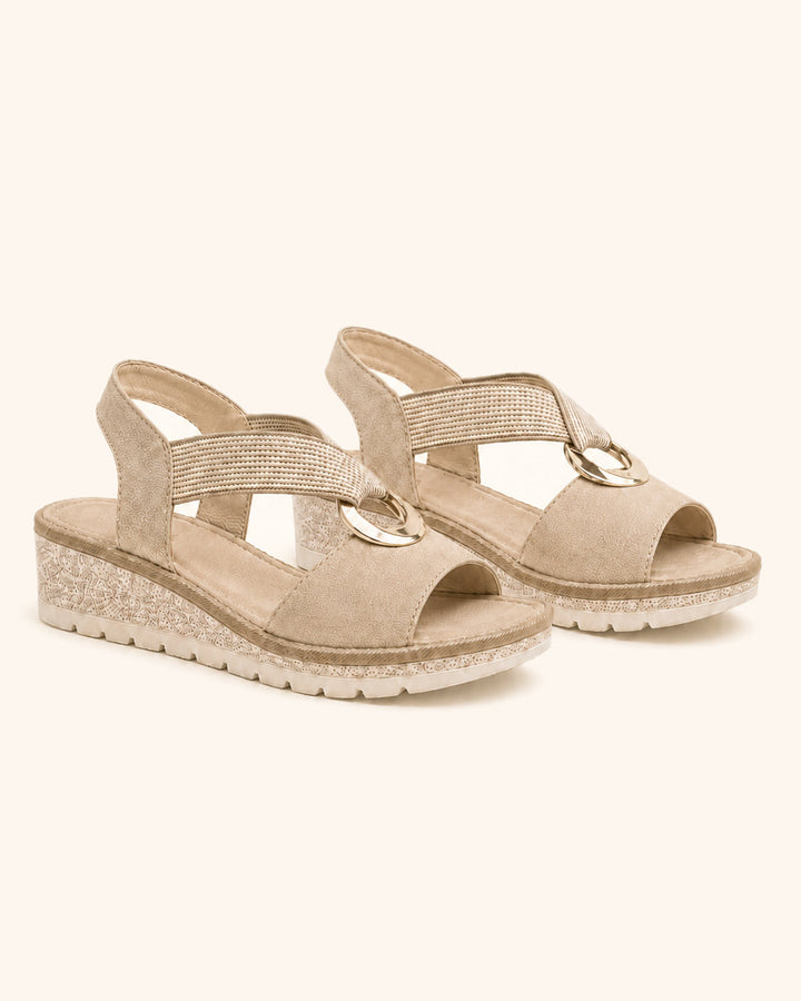 Amelia | Comfortable Golden Arch Sandals