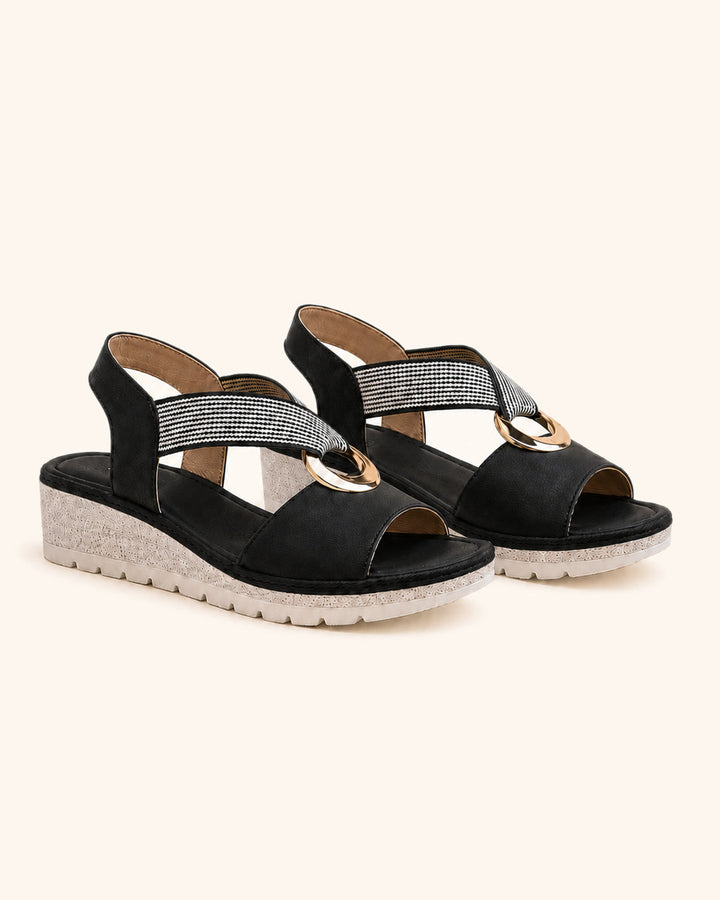 Amelia | Comfortable Golden Arch Sandals