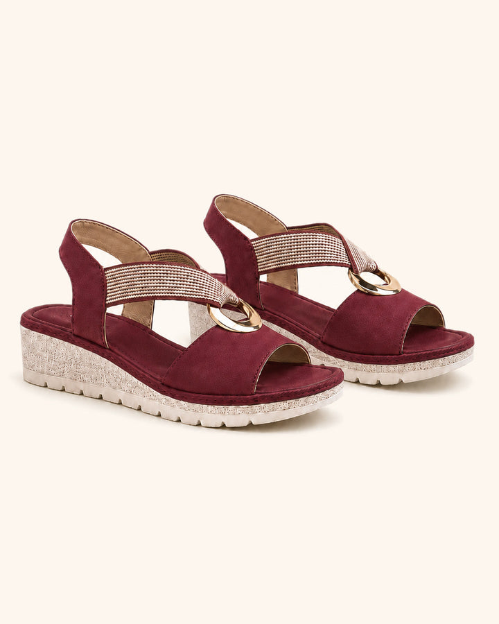 Amelia | Comfortable Golden Arch Sandals