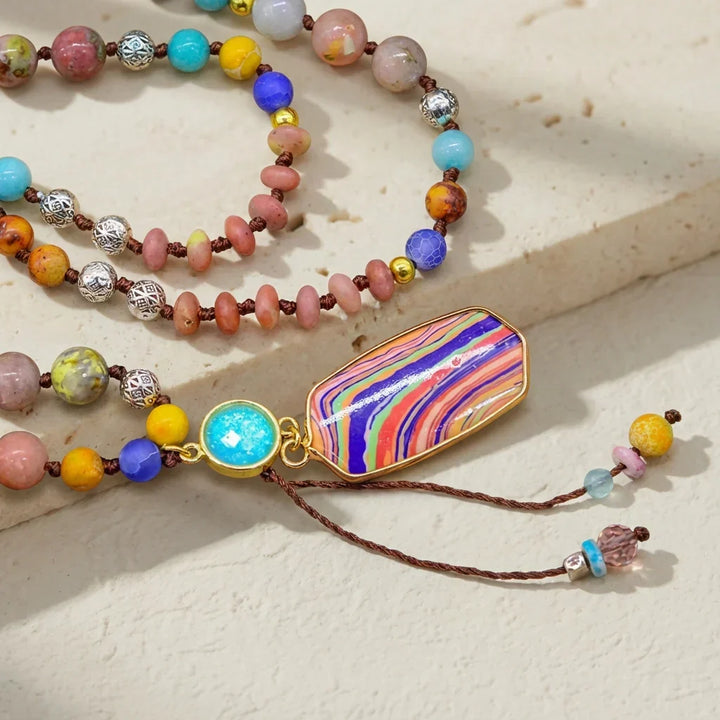 Sage | Colourful Transformation Necklace