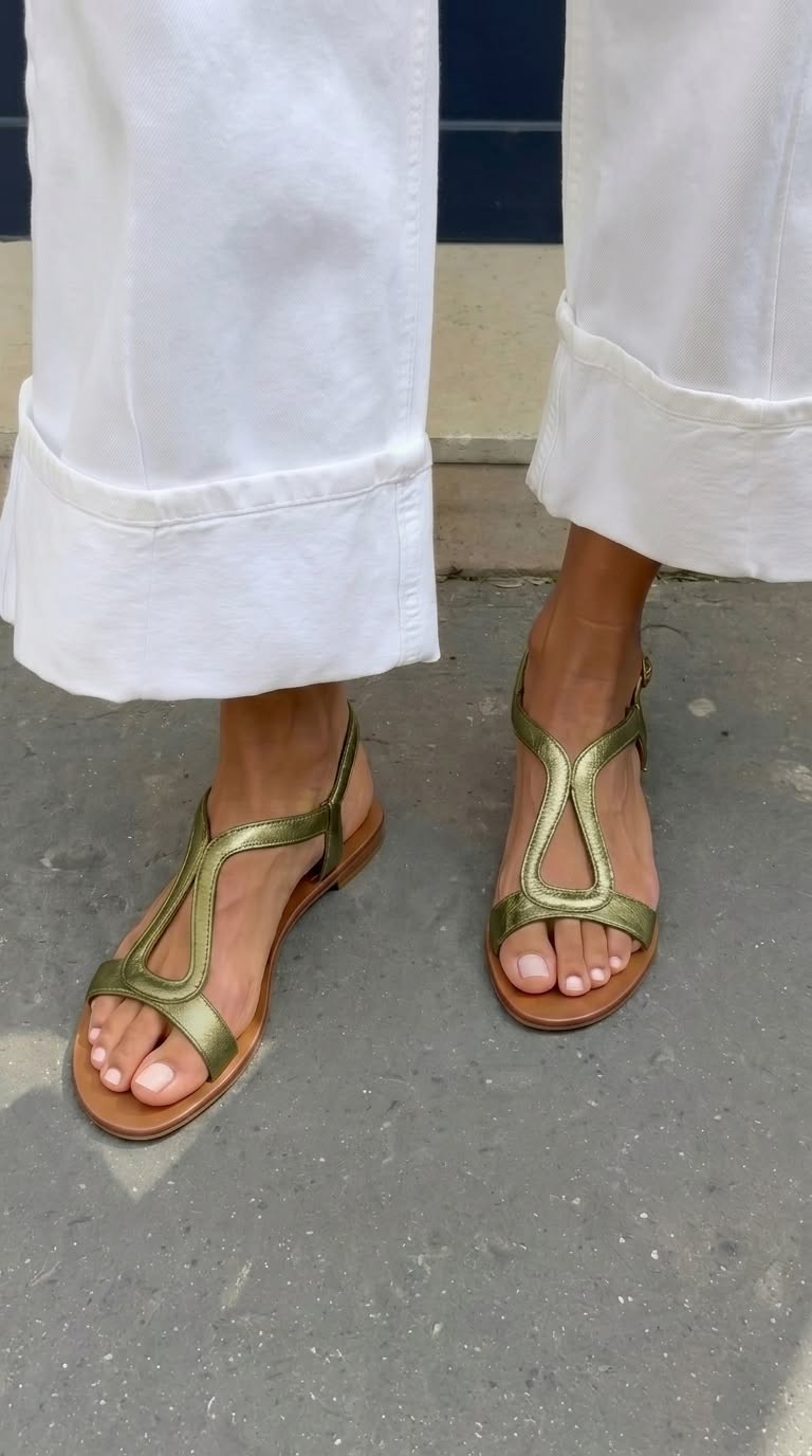 Ludovica | Casual Flat Backless Sandals for Summer