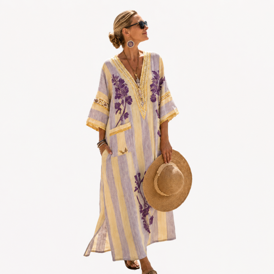 Kaia | Mandala Print Kaftan