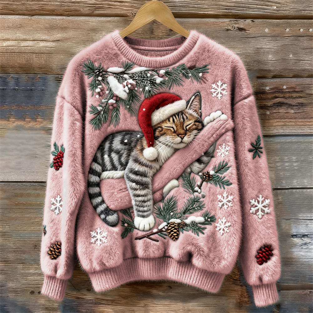 Tessa | Lazy Cat Knit Jumper