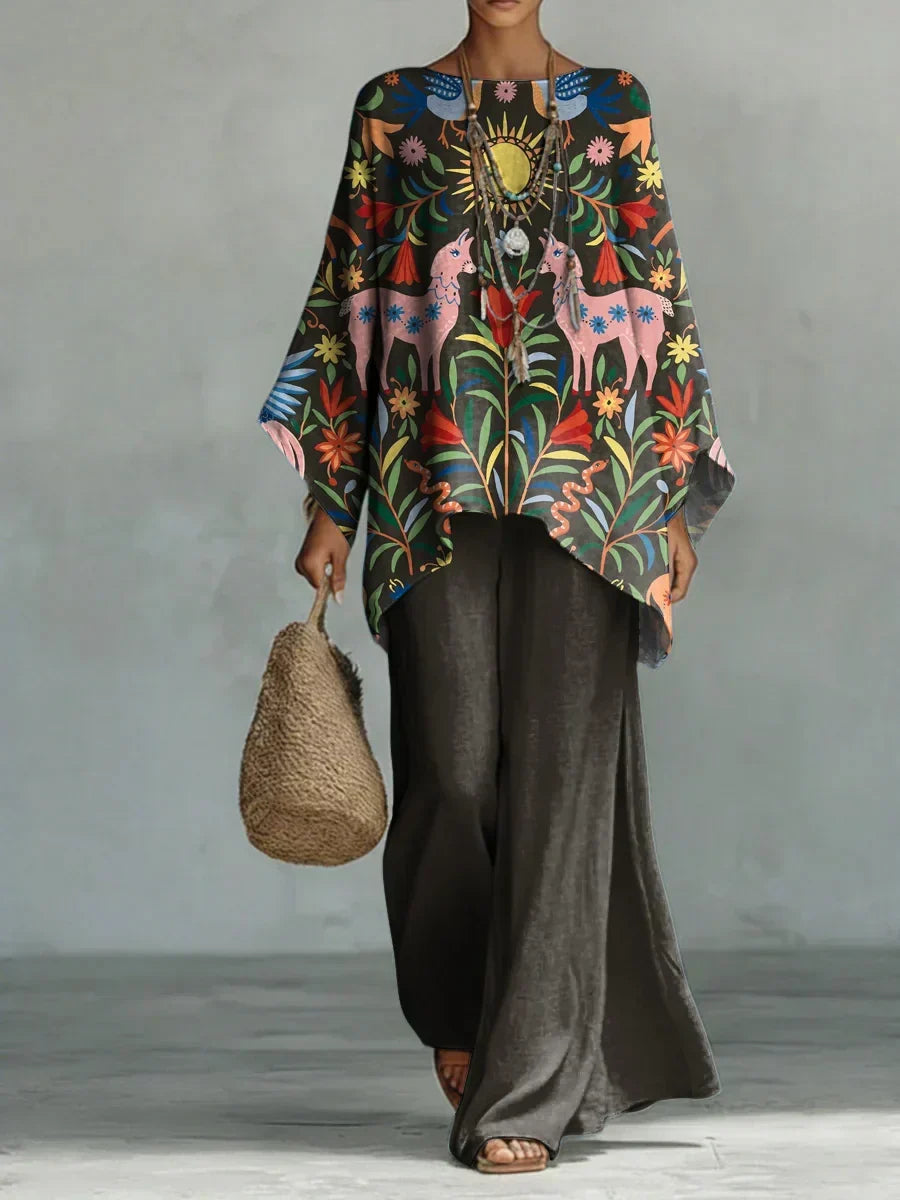 Johanna | Printed Comfort Set with Soft and Airy Fit
