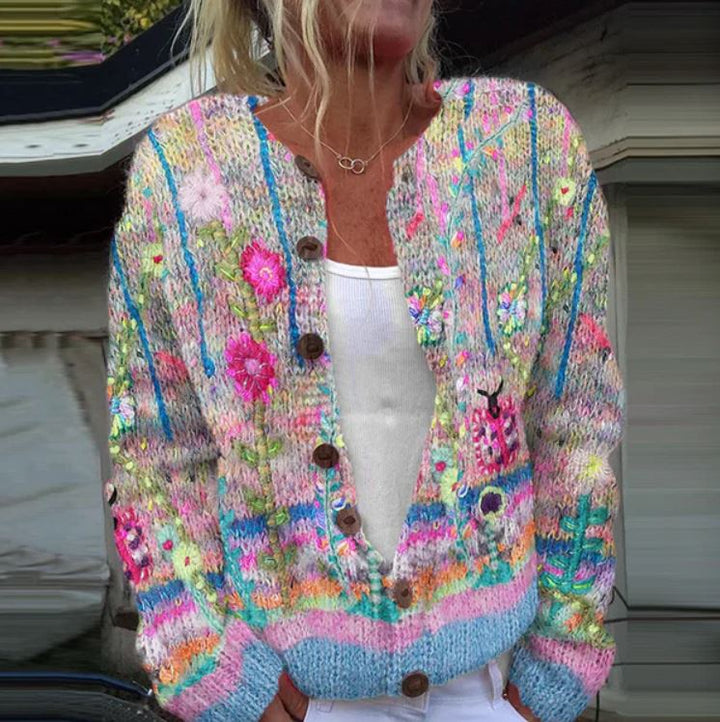 Lena | Elegant Floral Print Vest