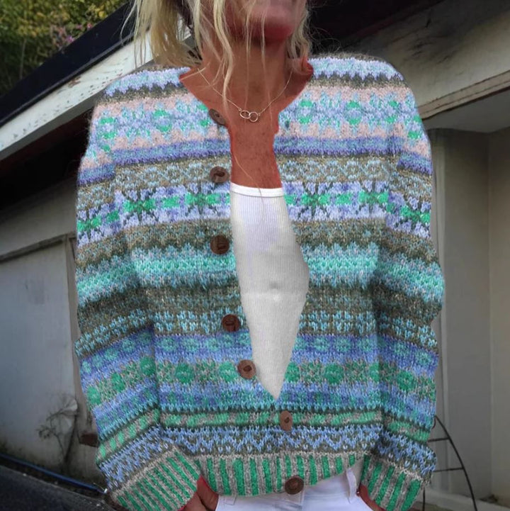 Lila | Classic Blue Cardigan