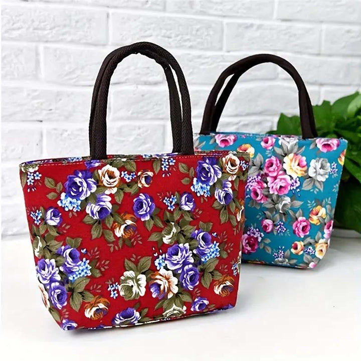 Nora | Vintage Floral Print Bag
