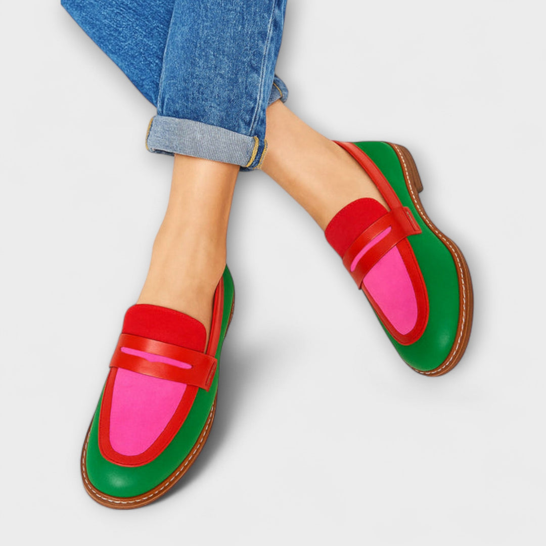 Nyla | Casual Contrast Moccasins