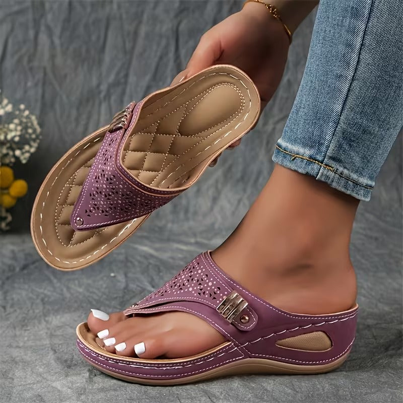 Giovanna | Comfortable and Stable Wedge Sandals
