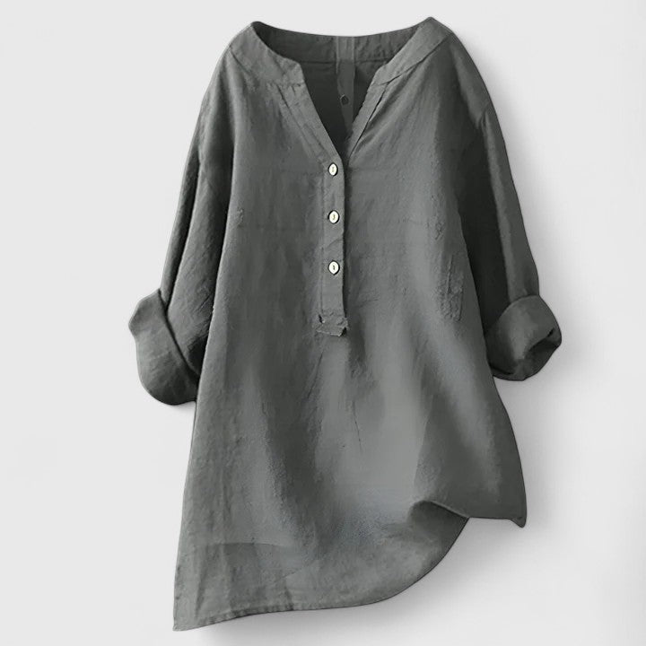 Larienne Elegant Button-Up Shirt